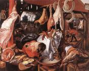 逃到埃及的屠夫摊位 - 彼得·艾尔特森